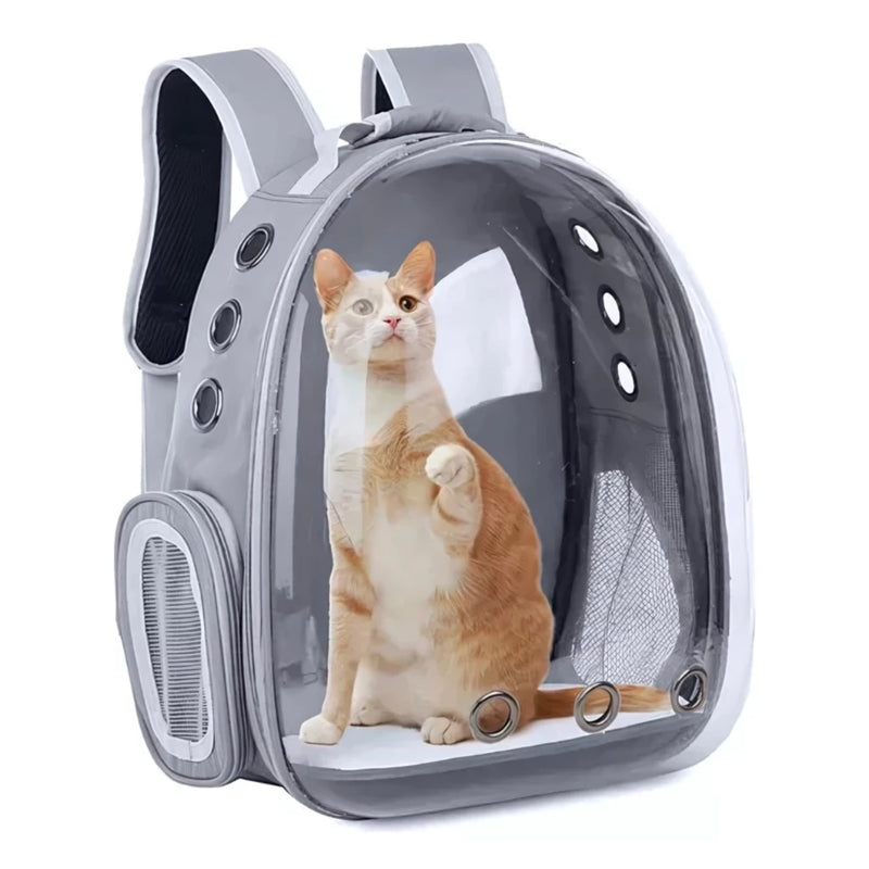 Mochila Pet Visão Panorâmica Astronauta Cachorro Cão