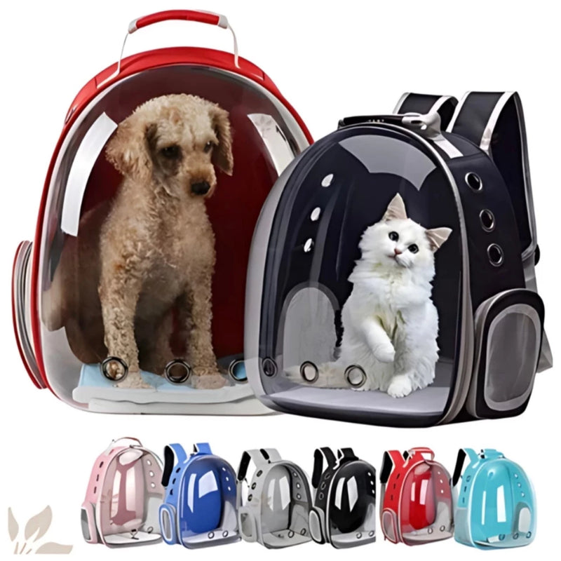 Mochila Pet Visão Panorâmica Astronauta Cachorro Cão